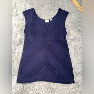 9-H15 stcl Navy Blue Top x small tank top